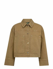 Mmmint Melo Jacket Farkkutakki Denimtakki Brown Mos Mosh