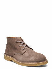 Slhricco Suede Chukka Boot Nyörisaappaat Brown Selected
