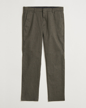 Nn07 Theo Brushed Cotton Trousers Dark Army