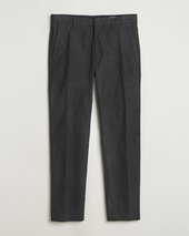 Nn07 Theo Brushed Cotton Trousers Black Multi