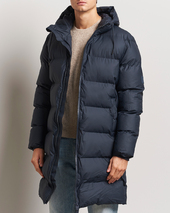 Rains Alta Long Puffer Parka Navy
