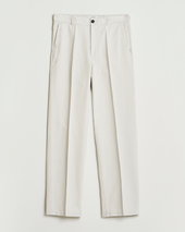 Filippa K Cotton Chino Trousers Chalk Grey