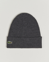 Lacoste Wool Knitted Beanie Pitch Chine