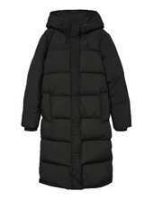 Vmericaholly Long Down Coat Noos Topattu Pitkä Takki Black Vero Moda