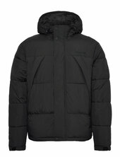 Durable Water Repellent Puffer Jacket Vuorillinen Takki Topattu Takki Black Timberland