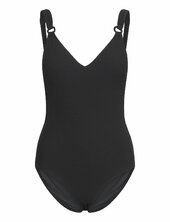 Navarino Wirefree Covering T-shirt Swimsuit Uimapuku Uima-asut Black Femilet