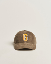 Gant G Badge Corduroy Cap Taupe Beige