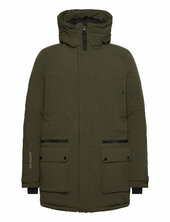 City Padded Parka Jacket Parka Takki Khaki Green Superdry