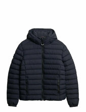 Hooded Fuji Padded Jacket Vuorillinen Takki Topattu Takki Navy Superdry