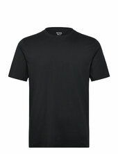 Classic Fit Knit T Shirt T-shirts Short-sleeved Black Hollister