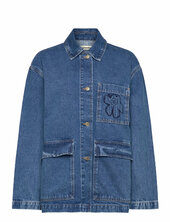 Maridenim Poweri Unikko Farkkutakki Denimtakki Blue Marimekko