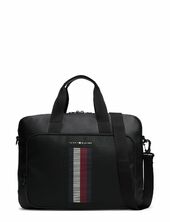 Th Foundation Pique Computer Bag Tietok Laukku Läppärilaukku Laukku Black Tommy Hilfiger