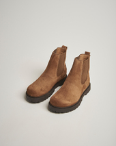 Birkenstock Highwood Suede Chelsea Boot Dark Tea