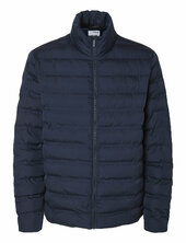 Slhbarry Quilted Jacket Noos Vuorillinen Takki Topattu Takki Navy Selected