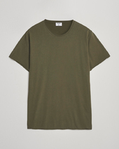 Filippa K Roll Neck Crew Neck T-shirt Dark Olive