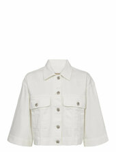 Mmpenn Bianco Jacket Farkkutakki Denimtakki White Mos Mosh