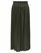 Onlvenedig Life Long Skirt Wvn Noos Pitkä Hame Khaki Green Only