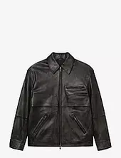 Wwiggy Jacket 25183 Nahkatakki Black Wood Wood