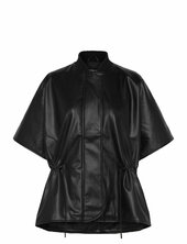 Poncho Revival Richmond Nahkatakki Black Desigual