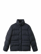 Short Water-repellent Puffer Jacket Tikkitakki Navy Mango
