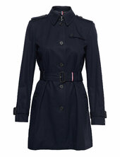 Heritage Single Breasted Trench Trenssi Takki Black Tommy Hilfiger