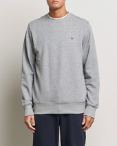 Gant Original Crew Neck Sweatshirt Grey Melange