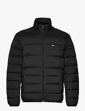 Tjm Packable Lt Down Jacket Vuorillinen Takki Topattu Takki Black Tommy Jeans