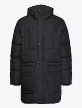 D2. Long Alta Down Jacket Vuorillinen Takki Topattu Takki Black Gant