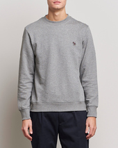 Ps Paul Smith Zebra Organic Cotton Sweatshirt Grey Melange