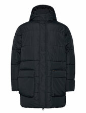 Long Puffer Jacket Parka Takki Black Lee Jeans