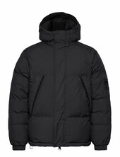 Howker Durable Waterrepellent Puffer Jacket Black Vuorillinen Takki Topattu Takki Black Timberland