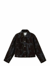 Devoré Denim Jacket Farkkutakki Denimtakki Black Mango