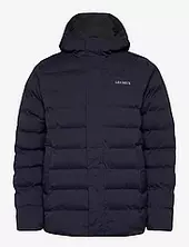 Marcus Padded Jacket 3.0 Vuorillinen Takki Topattu Takki Navy Les Deux