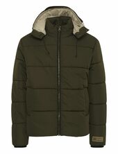 Outerwear Vuorillinen Takki Topattu Takki Khaki Green Blend