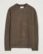 Les Deux Eddie Wool Rib Crewneck Teak